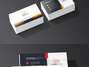 四色公司企业科技商务名片设计模板 高清PSD素材下载与广告名片设计指南